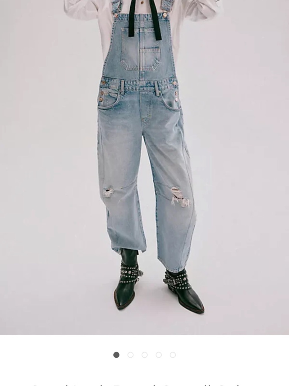 We The Free Good Luck Barrel Overalls Going Steady